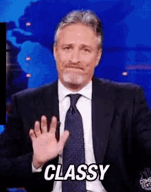 Nice One GIF - Daily Show Jon Stewart Classy GIFs