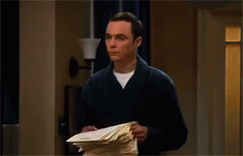 Paper Throwing Sheldon GIF - Throwing Papers Im Done Nope GIFs