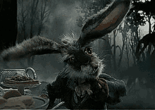The White Rabbit Alice In Wonderland GIF - The White Rabbit Alice In Wonderland Angry GIFs