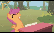 scootaloo my little pony head bang frustrated