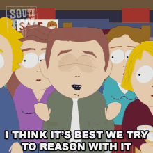 i think its best we try to reason with it stephen stotch south park s8e9 something wall mart this way comes