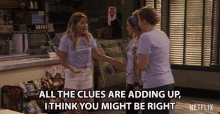 All The Clues Are Adding Up I Think You Might Be Right GIF - All The Clues Are Adding Up I Think You Might Be Right Candace Cameron Bure GIFs