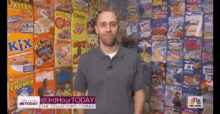 cereal arms crossed smile box cereal arms crossed smile box