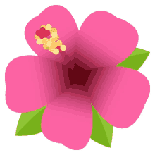 hibiscus nature joypixels beautiful flower