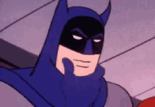 Batman Thinking GIF - Batman Thinking Chin Scratch GIFs