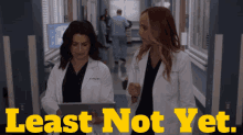 Greys Anatomy Amelia Shepherd GIF - Greys Anatomy Amelia Shepherd Least Not Yet GIFs