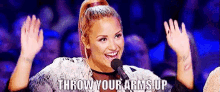 arms up throw your arms up demi lovato