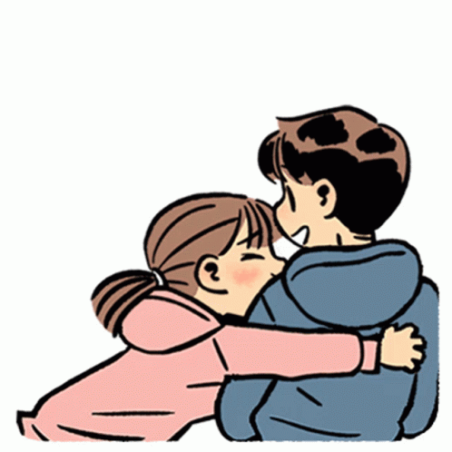 Hug Couple GIF - Hug Couple Love GIFs