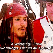 Wedding A Wedding Ilove Weddings GIF - Wedding A Wedding Ilove Weddings Drinks All Around GIFs