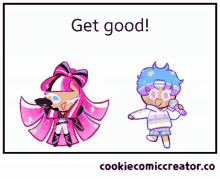 cookie run popping candy cookie sparkling glitter cookie get good get better