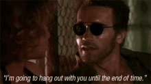 I'M Going To Hang Out With You Until The End Of Time - Kindergarten Cop GIF - Hangout Hangout With You Kindergarten Cop GIFs