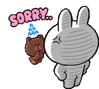 Brown And Cony Line Friends Sticker - Brown And Cony Brown Cony Stickers