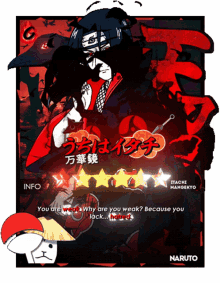 itachi card itachi uchiha naruto anime itachi card itachi uchiha naruto anime