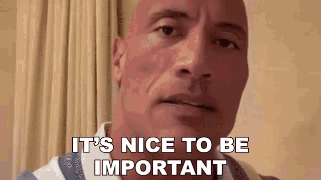 Its Nice To Be Important But More Important To Be Nice Dwayne Johnson Gif Its Nice To Be Important But More Important To Be Nice Dwayne Johnson Be Humble Discover