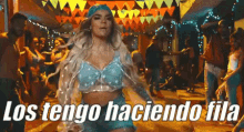 Karol G En El Barrio Y Haciendo Guiño GIF - Mi Cama Karol G Fiesta GIFs