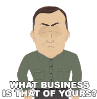 What Business Is That Of Yours Mr Weatherhead Sticker - What Business Is That Of Yours Mr Weatherhead South Park Stickers