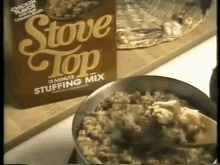 Stuffing Stove Top Stuffing GIF - Stuffing Stove Top Stuffing Food GIFs