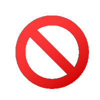 Prohibited Joypixels Sticker - Prohibited Joypixels Banned Stickers