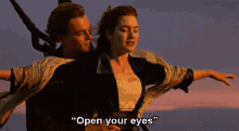 Open Your Eyes Titanic GIF - Open Your Eyes Titanic Dont Be Afraid GIFs