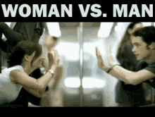 Woman Vs GIF - Woman Vs Man GIFs