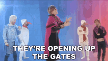 Theyre Opening Up The Gates Evynne Hollens GIF - Theyre Opening Up The Gates Evynne Hollens Peter Hollens GIFs