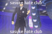 Sasuke Hate Club Joker GIF - Sasuke Hate Club Joker Foresightfoundation GIFs
