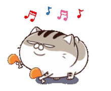 Ami Fat Cat Music GIF - Ami Fat Cat Music Happy GIFs