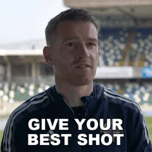 Give Your Best Shot Steven Davis GIF - Give Your Best Shot Steven Davis Northern Ireland GIFs