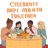 Celebrate Aapi Month Together Bipoc Sticker - Celebrate Aapi Month Together Bipoc Asian Stickers