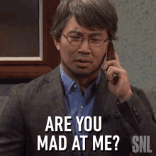 Are You Mad At Me Simu Liu GIF - Are You Mad At Me Simu Liu Saturday Night Live GIFs