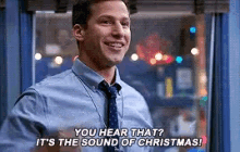 You Hear That Its The Sound Of Christmas GIF - You Hear That Its The Sound Of Christmas Xmas GIFs