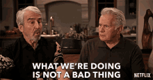 What Were Doing Is Not A Bad Thing Sam Waterston GIF - What Were Doing Is Not A Bad Thing Sam Waterston Sol Bergstein GIFs