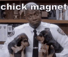 Chick Magnet GIF - Chick Magnet Puppies Getting Girls GIFs