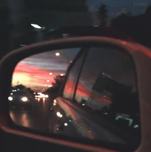 Cars Refection GIF - Cars Refection Side Mirror GIFs
