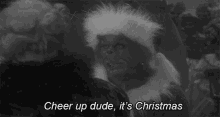 the grinch cheer up dude its christmas its christmas christmas merry christmas
