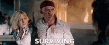 Surviving Trying Not To Day GIF - Surviving Trying Not To Day Trying To Stay Alive GIFs