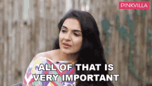All Of That Is Very Important Neha Ranglani GIF - All Of That Is Very Important Neha Ranglani Pinkvilla GIFs