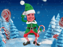 Merry Christmas Elf GIF - Merry Christmas Elf Snow GIFs