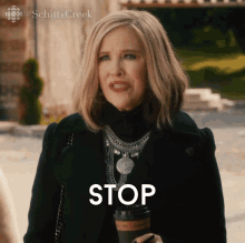 Stop Being Intimidated By Me Moira Rose GIF - Stop Being Intimidated By Me Moira Rose Catherine Ohara GIFs