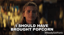 I Should Have Bought Popcorn Heather Nill GIF - I Should Have Bought Popcorn Heather Nill Panic GIFs