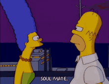 Marge Simpson Homer Simpson GIF - Marge Simpson Homer Simpson Soulmate GIFs