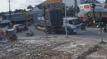Shipping Container Road Accident GIF - Shipping Container Road Accident Lucky Riders GIFs