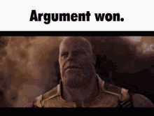 Argument Won Leaving GIF - Argument Won Leaving Thanos GIFs