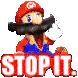 Mario Smg4 Sticker - Mario Smg4 Stopitthisisnotokidoki Stickers