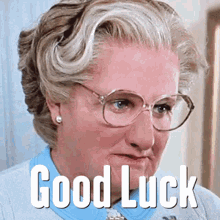 Good Luck Mrs Doubtfire GIF - Good Luck Mrs Doubtfire Robin Williams GIFs