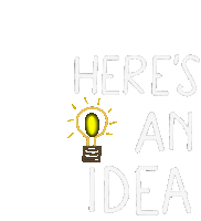 Idea Lightbulb Sticker - Idea Lightbulb Bright Idea Stickers