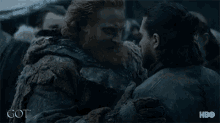Tormund And Jon Brothers GIF - Tormund And Jon Brothers Wildlings GIFs