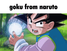 Goku Rasengan GIF - Goku Rasengan Naruto GIFs