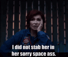 Sharon Osborne Lucifer GIF - Sharon Osborne Lucifer I Did Not Stab Her In Her Sorry Space Ass GIFs