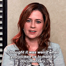 The Office Pam Beesly GIF - The Office Pam Beesly I Thought It Was Weird GIFs